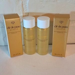 Cle de peau Beaute Cleansing oil and cleansing foam.